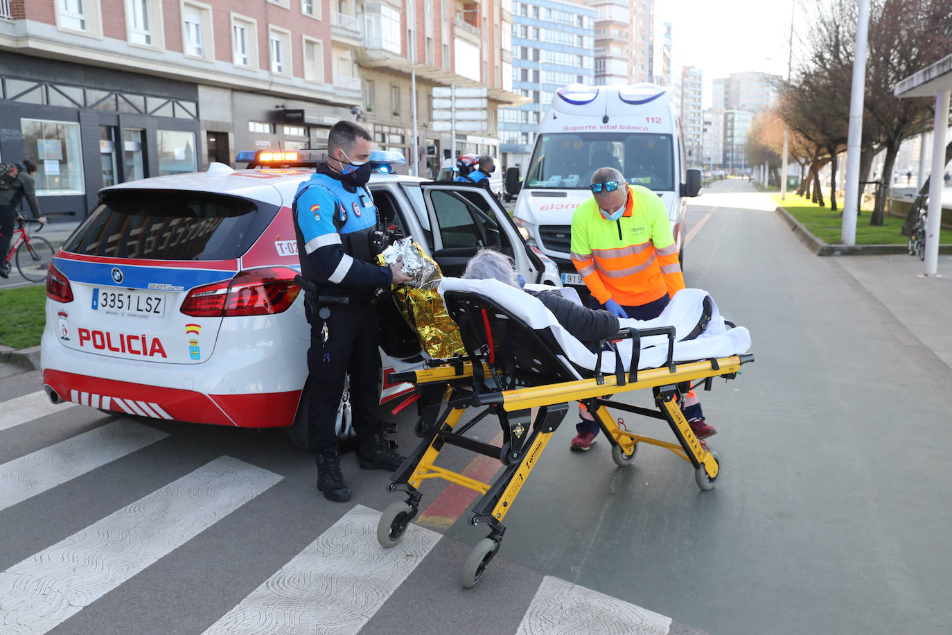 Fotos Dos Peatones Heridos Al Ser Atropellados Por Un Ciclista En